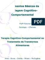 Psicologia - Terapia Cognitivo Comportamental No Tratamento de Transtornos Alimentares