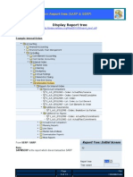 Maintain Report Tree - SARP & SERP