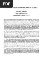 Perguntas e Respostas Sobre Hebreus - 2 Parte PDF