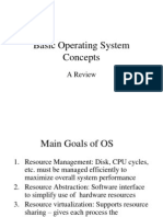 Basic Operating System Concepts: A Review