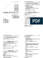 Syntax Rules of SQL Commands: - in One or More Lines - With Small or Capital Letters