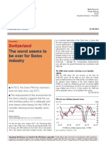 Switzerland: The Worst Seems To Be Over For Swiss Industry