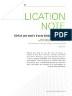 EDIUS and Sandy Bridge Application Note