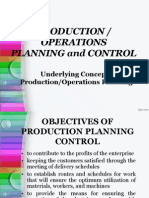 PRODUCTION Planning and Control