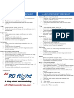 Preflight Checklist