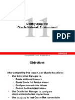 Configuring The Oracle Network Environment