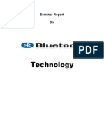 Bluetooth Technology Seminar Report