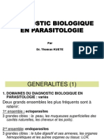 Méthodes de Diagnostic en Parasitologie FMSB