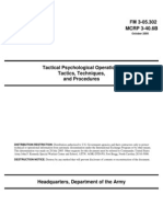 FM 3-05.302 Tactical Psychological Operations Tactics, Techniques, and Procedures