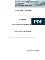 1.1 Conceptos Económicos Fundamentales