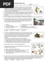 Avaliação Diagnóstica 6º Ano - Sre Ccaxambu