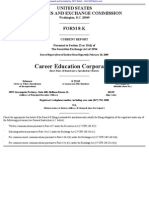 CAREER EDUCATION CORP 8-K (Events or Changes Between Quarterly Reports) 2009-02-20