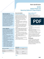 WI305 Applied Modal and Operating Deflection Shape Analysis PDF