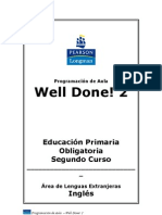 Well Done! 2 Programación de Ingles