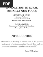 Innovation in Rural Retail