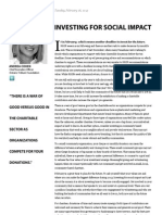 Investing For Social Impact