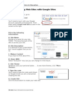 Google Sites Tutorial