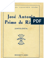 José Antonio Primo de Rivera. Antología (G. Torrente Ballester)