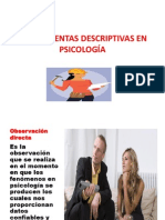 Herramientas Descriptivas en Psicología