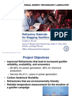 Refractory Materials For Slagging Gasifiers