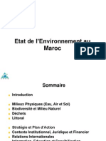 Etat de L Environnement Au Maroc