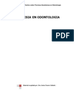 Anestesia en Odontología