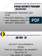 U.S. Army Physical Security Program