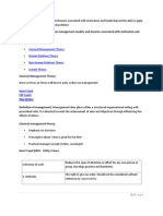 Basic Management Models and Theories Associated With Motivation and Leadership and Be Able To Apply Them To Practical Situations and Problems