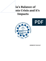 Report On India's Balance of Payments Crisis and It's Impacts