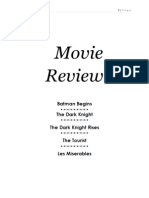 Compilation of Movie and Book Review