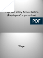 Wage and Salary Administration (Employee Compensation)