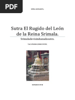 Sutra Del Rugido Del León de La Reina Srimala