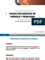 Pagos Derecho de Vigencia y Penalidad