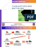 Crude Cost and Qga Impact On GRM