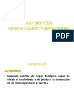 ANTIBIOTICOS Generalidades