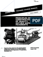 Principles of Construction of Quality Hot-Mix Asphalt Pavement