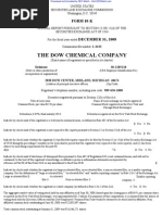 DOW CHEMICAL CO /DE/ 10-K (Annual Reports) 2009-02-20