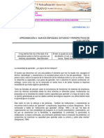 L - 2 Aproximación A Nuevos Enfoques, Estudios y Perspectivas de Evaluación