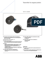 TGE 5, TGE 5-Ex, TGM 5, TGM 5-Ex, TGU 5, TGU 5-Ex: Transmitter For Angular Position