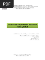 Gestion Proyectos Actividad Fisica y Salud