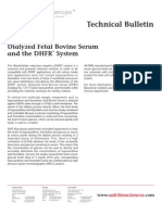 SAFC Biosciences - Technical Bulletin - Dialyzed Fetal Bovine Serum and The DHFR - System