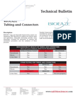 SAFC Biosciences - Technical Bulletin - BIOEAZE Bags - Tubing and Connectors