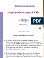 Corporate Governance & CSR: CRF - 2012: Control To Self Regulation