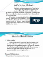 Data Collection Methods and Research Design