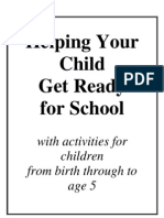 Helping Your Child Get Ready For School