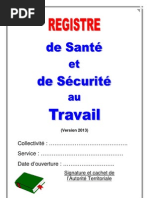 Registre Sante Securite