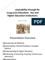 Leading Sustainability Through Re-Integrative Education: You and Higher Education Institutions