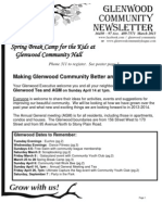 Glenwood Community March News