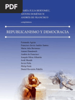 Maria Julia Bertomeu Ed Republicanismo y Democracia