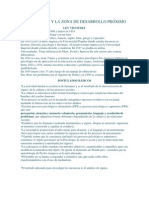 Lev Vigotsky y La Zona de Desarrollo Próximo